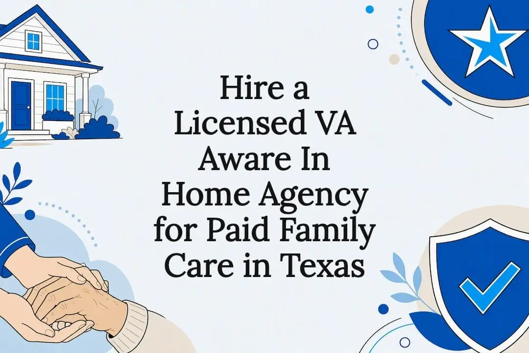Decorative paid family care title card