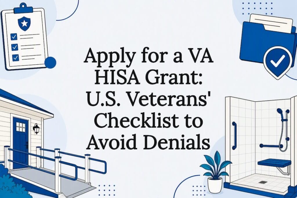 Decorative VA home modification title card
