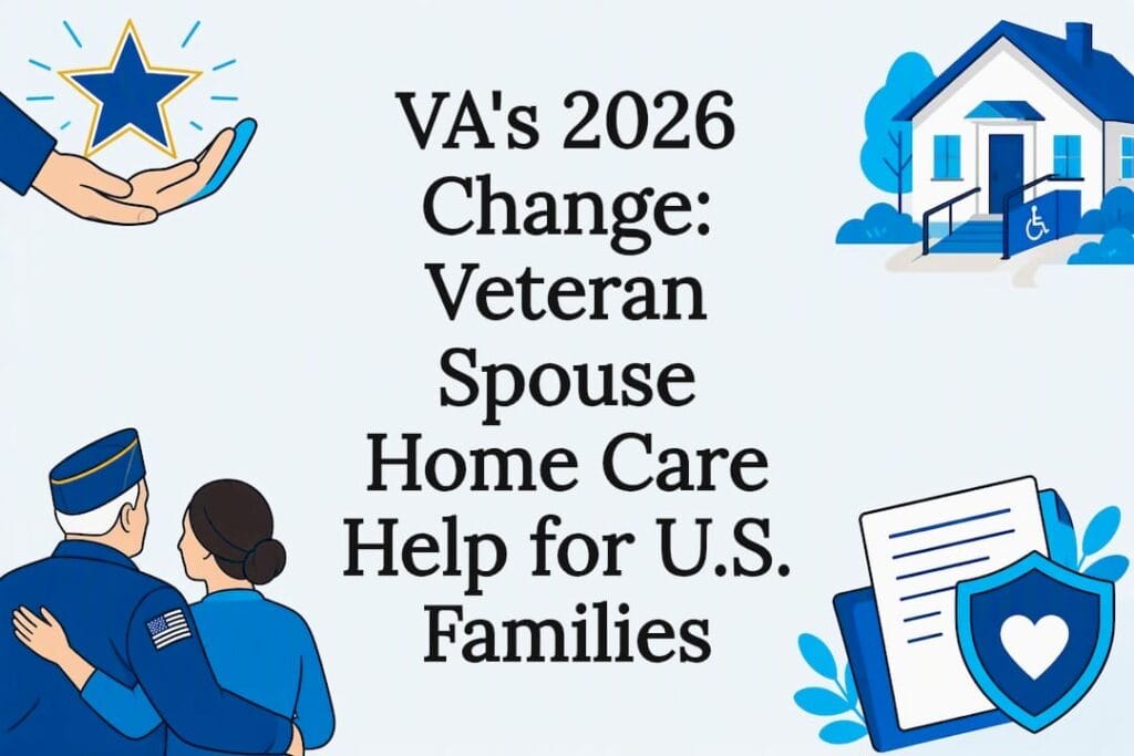 Decorative VA veteran home care title card